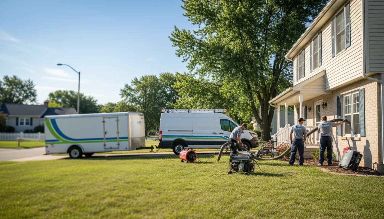 Flooded Basement Restoration And Cleanup With Repair in Victoria, KS near me